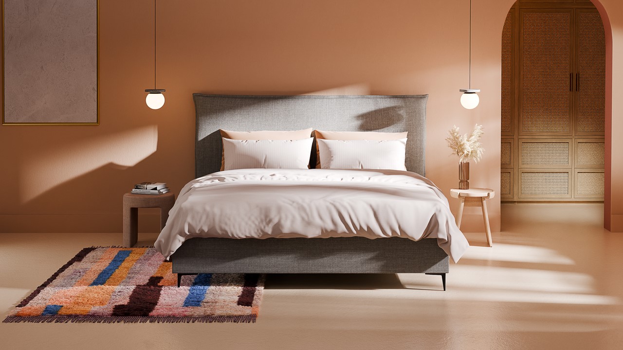 Opbergbed Morgan - Pure touch zinc