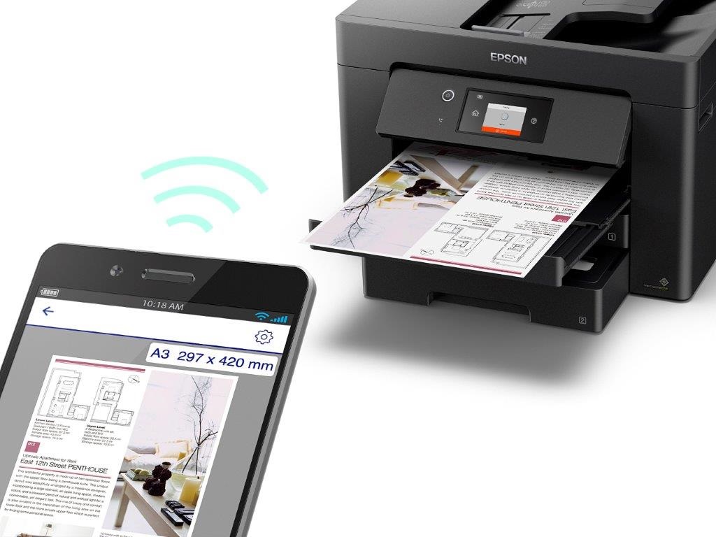 IMPRESSORA MULTIFUNÇÕES EPSON WORKFORCE WF-7830DTWF