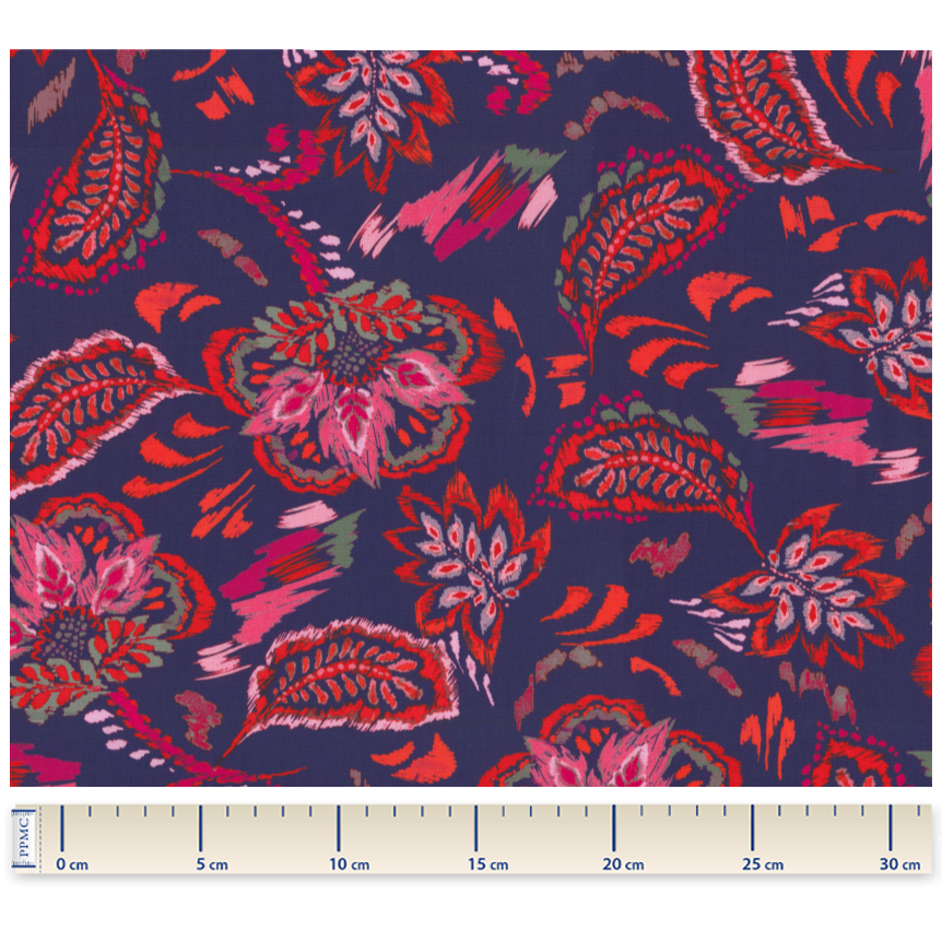Tissu Coton Au Mètre Purple D'amour