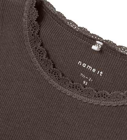 Name It Bluse - NmfReese - Chocolate Brown