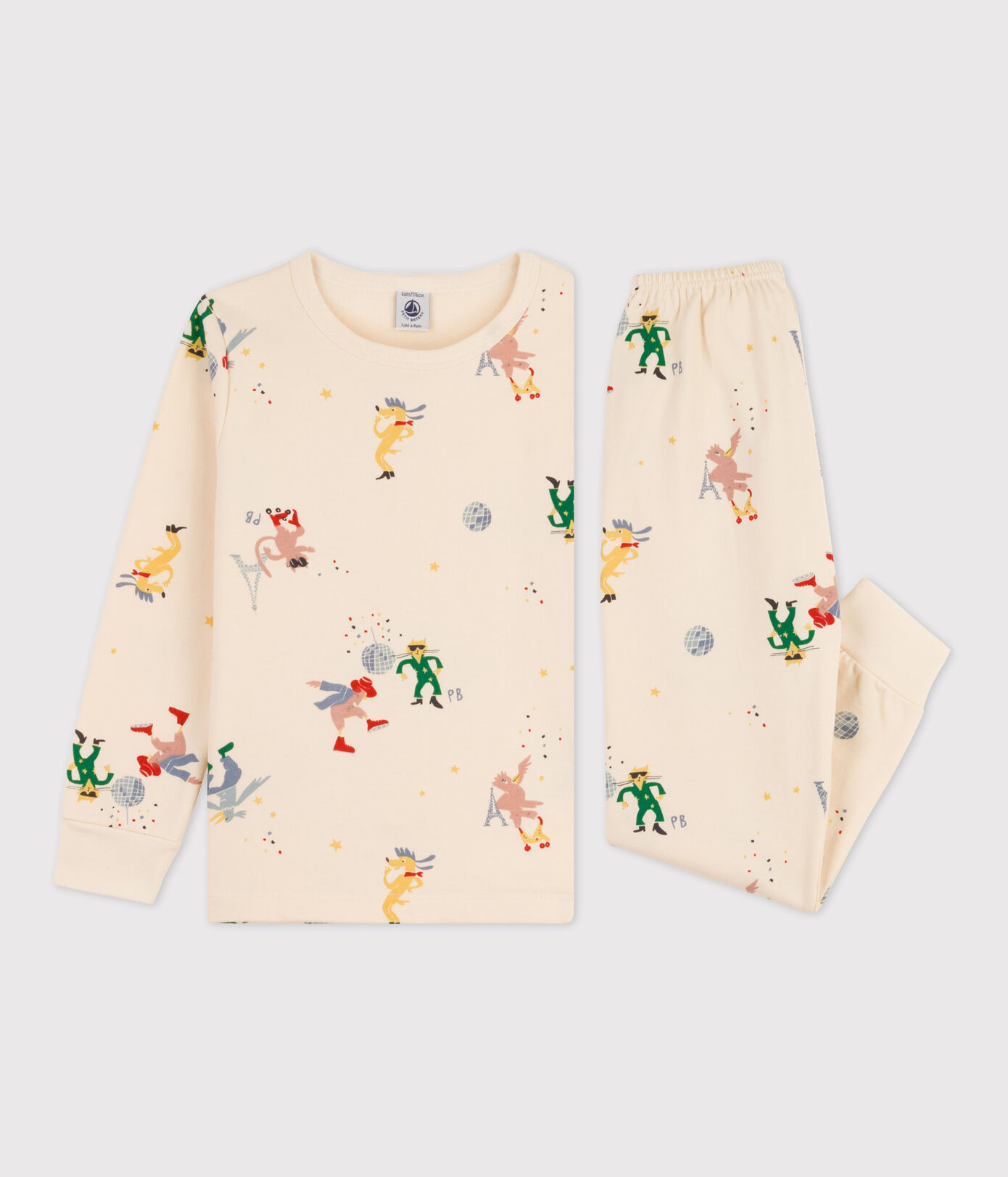 Pyjama phosphorescent petite fille/petit garçon en molleton