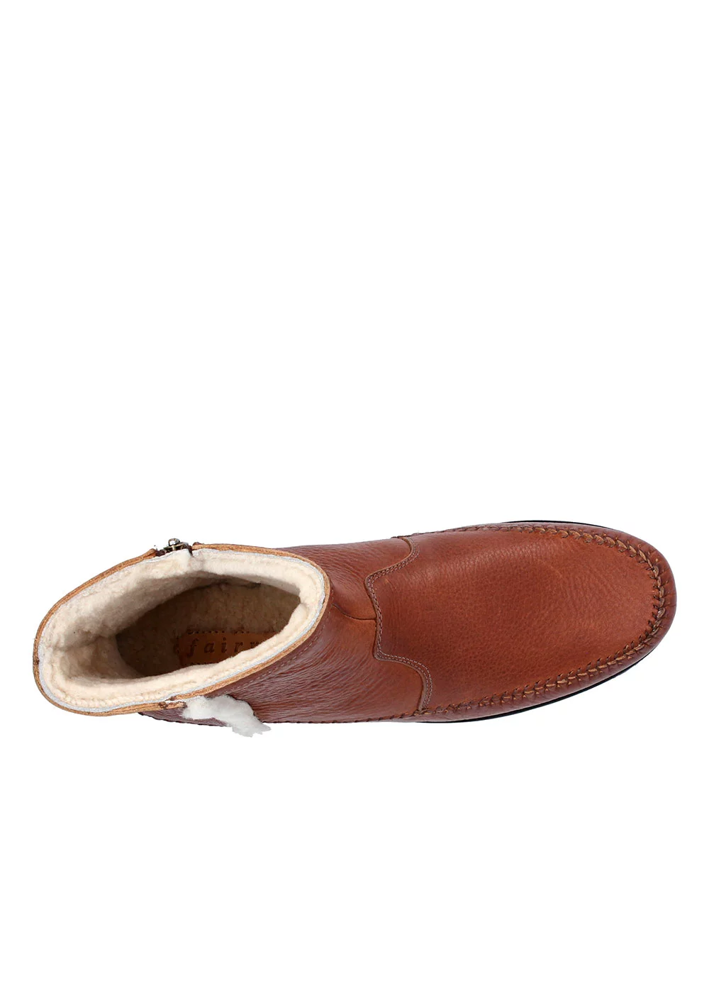 BOOTS CUIR SHEARLING BOOTEE
