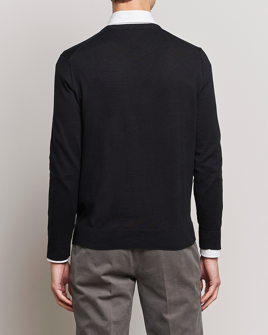 Polo Ralph Lauren Pima Cotton Crew Neck Pullover Polo Black
