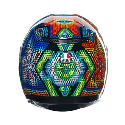 Casque AGV K3 - ROSSI WINTER TEST 2018 - Multicolore