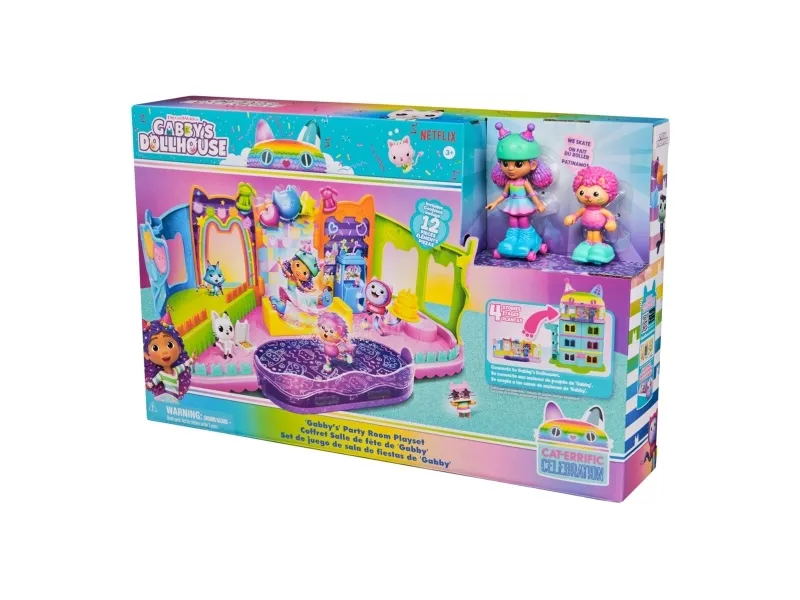 Gabby's Dollhouse Rooftop Roller Party Playset