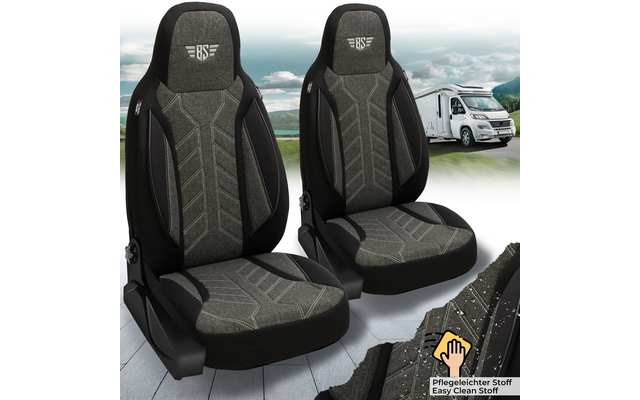 Bremer-Sitzbezüge Wohnmobil Schonbezüge 2 Stück für Ducato / Jumper / Boxer