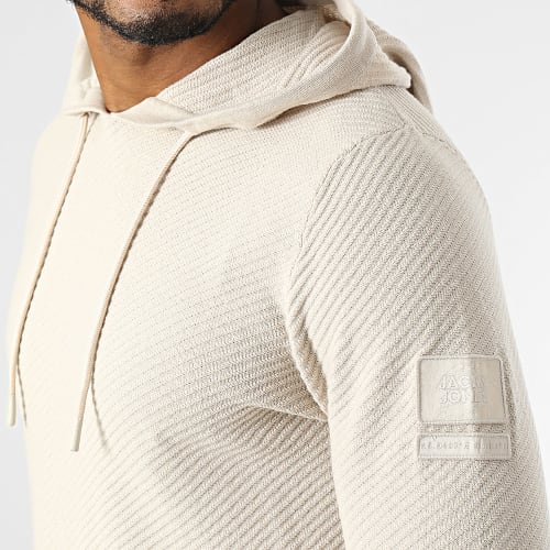 Pull Capuche Classic Twill Knit Beige