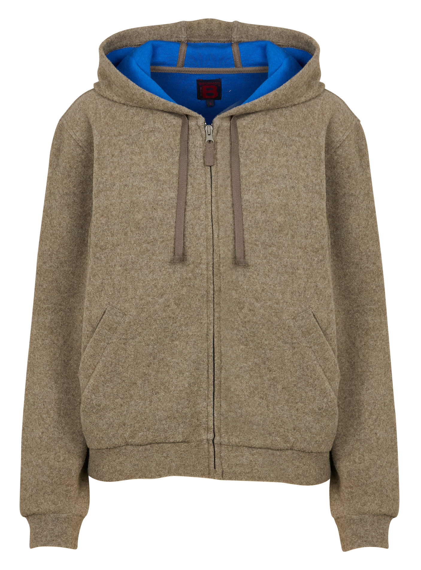 MARCUS - Gilet en laine et en coton mélangés | Marron