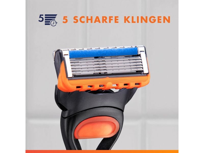 Gillette Herrenrasierer Gillette Fusion5 Power 12er   Hands Rasierer für Männer mit Gleitstreifen für ein sanftes Gleiten