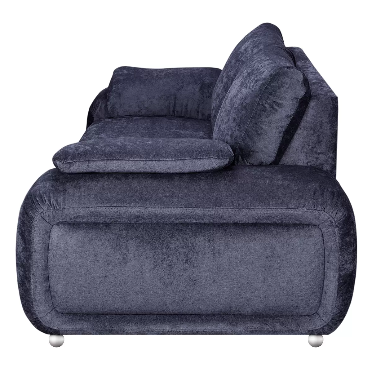 2er Sofa Parma Schwarz