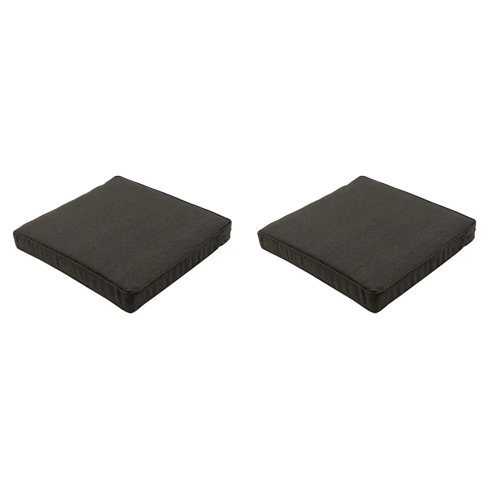 Madison - Lounge Profi-Line Zitkussen Dark grey - Ca. 60x60 cm - Set van 2