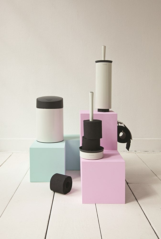 Brabantia RVS Toiletrolhouder met klep