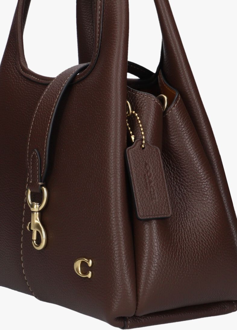 bruine coach handtas lana shoulder bag 23