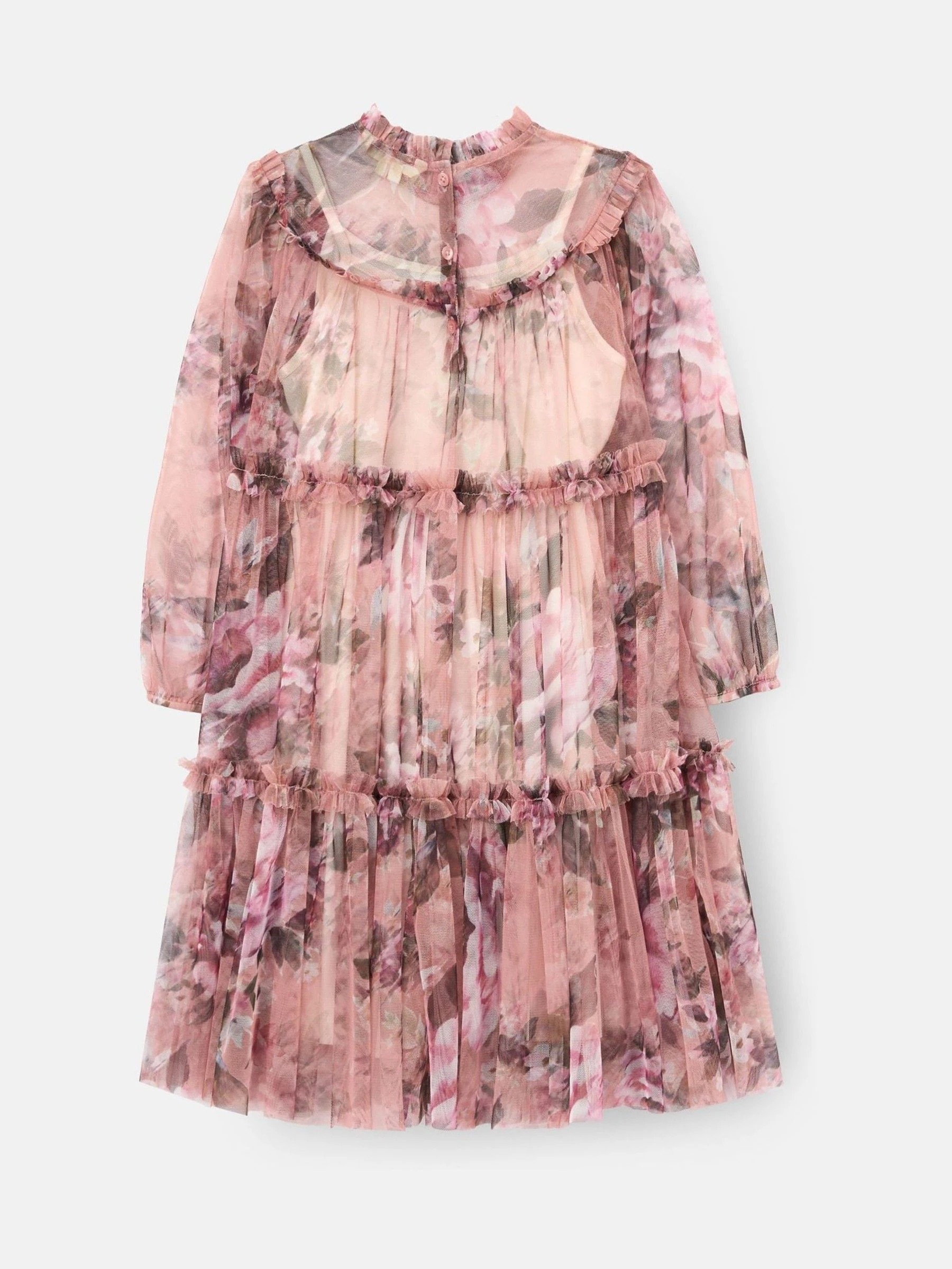 Roze - Angel & Rocket Cara Printed Swing Mesh Dress