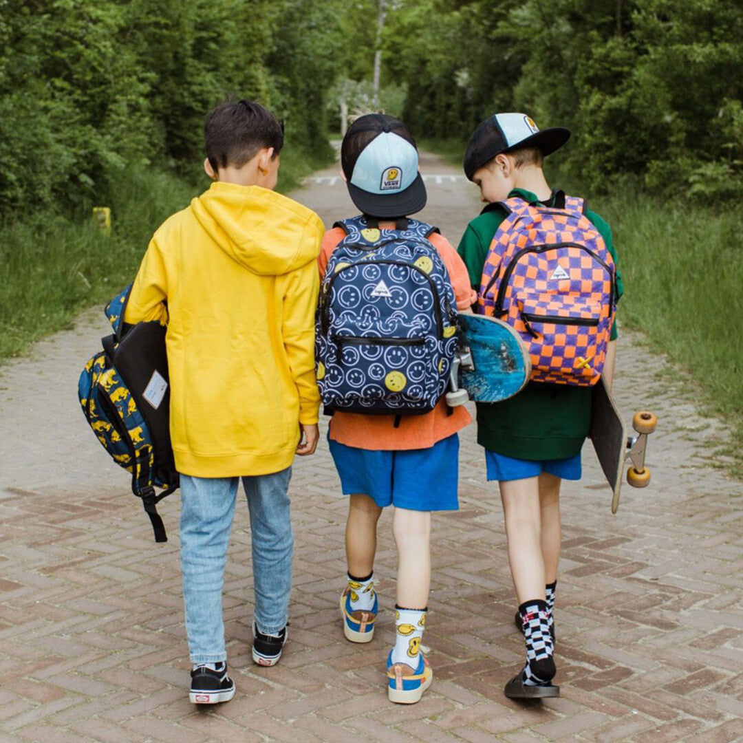 Little legends kinderrugzak L multi checkerboard