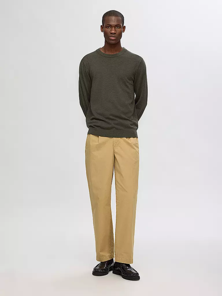 SELECTED Pullover SLHTRAY schwarz