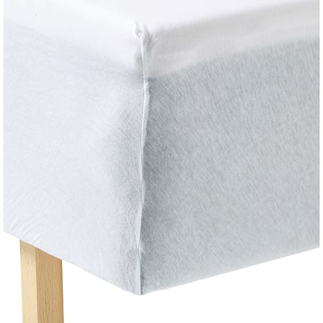 MAISON jersey stræklagen 90x200x45 cm - hvid