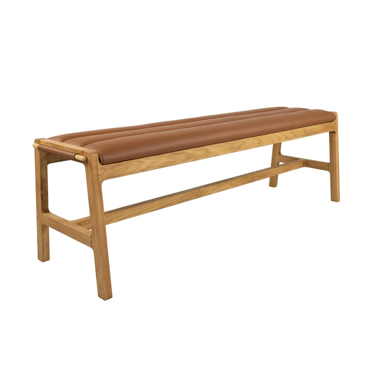 Studio Zondag - Leef Bank 140 cm, Eiche / cognac