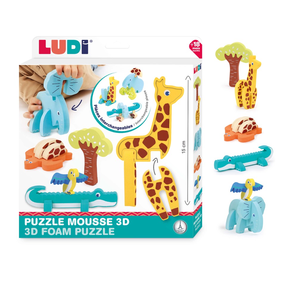 Ludi - 3D Skumpuslespil - (LU30084)