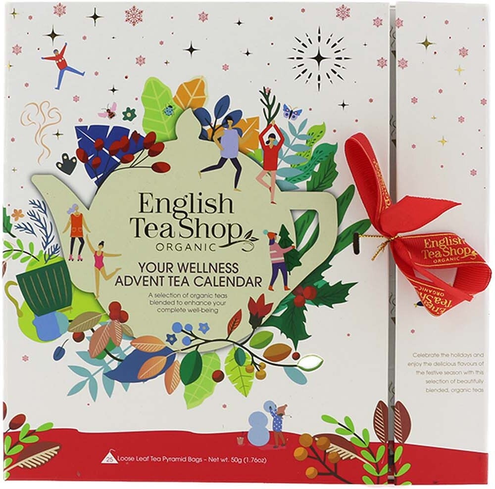 English Tea Shop adventskalender boek wit bio kruidenthee 25 stuks