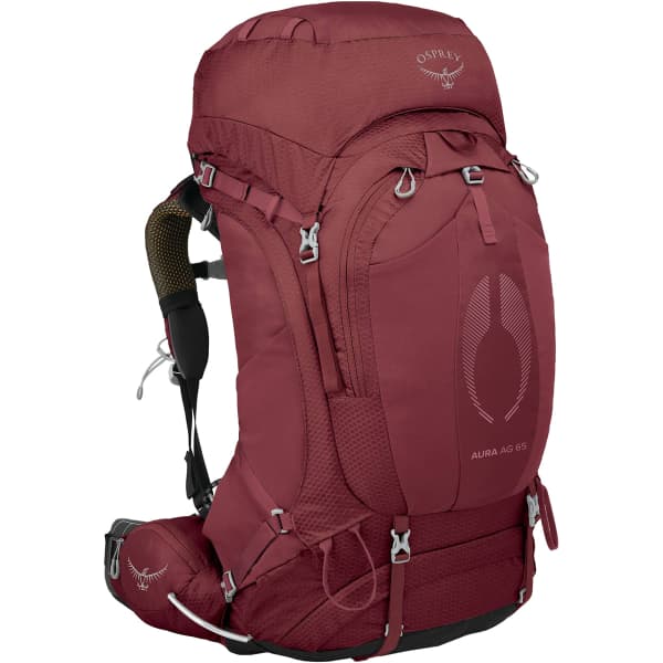 Sac à dos randonnée OSPREY AURA AG 65 BERRY SORBET RED