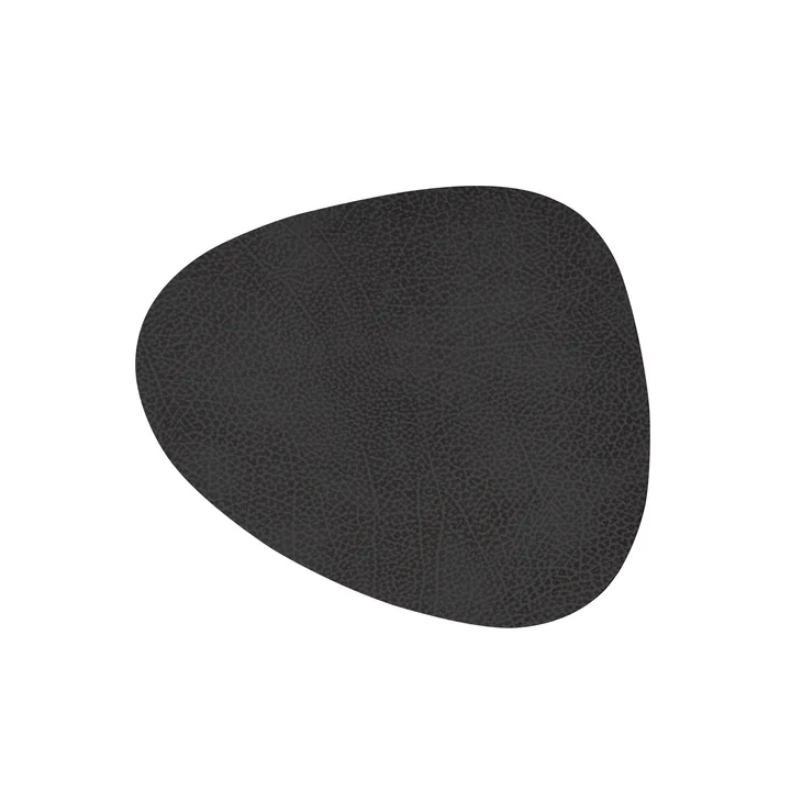 Lind DNA - Glasuntersetzer Curve, Hippo schwarz-anthrazit