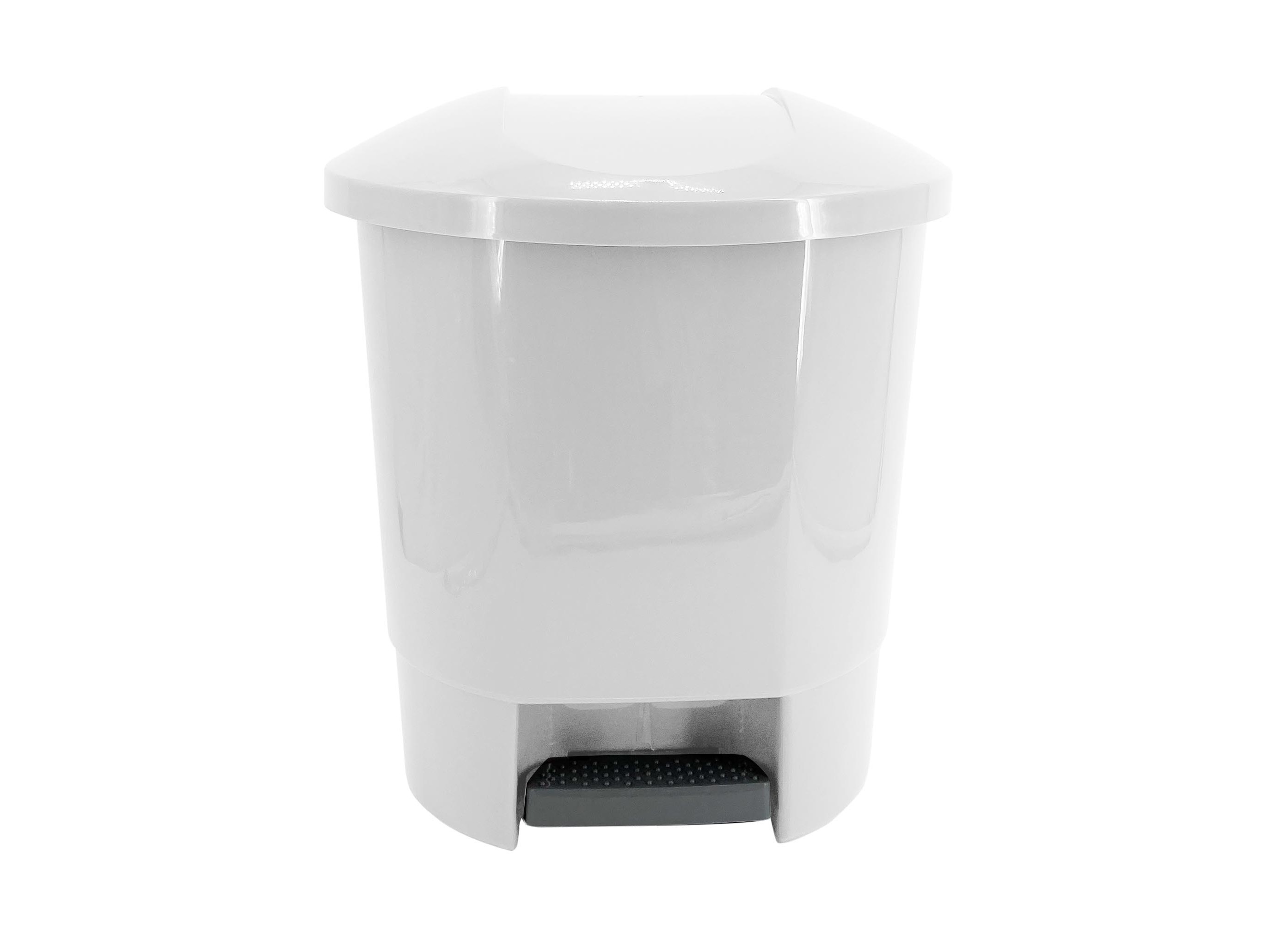 BALDE LIXO ANILAR COM PEDAL 30L CORES SORTIDAS