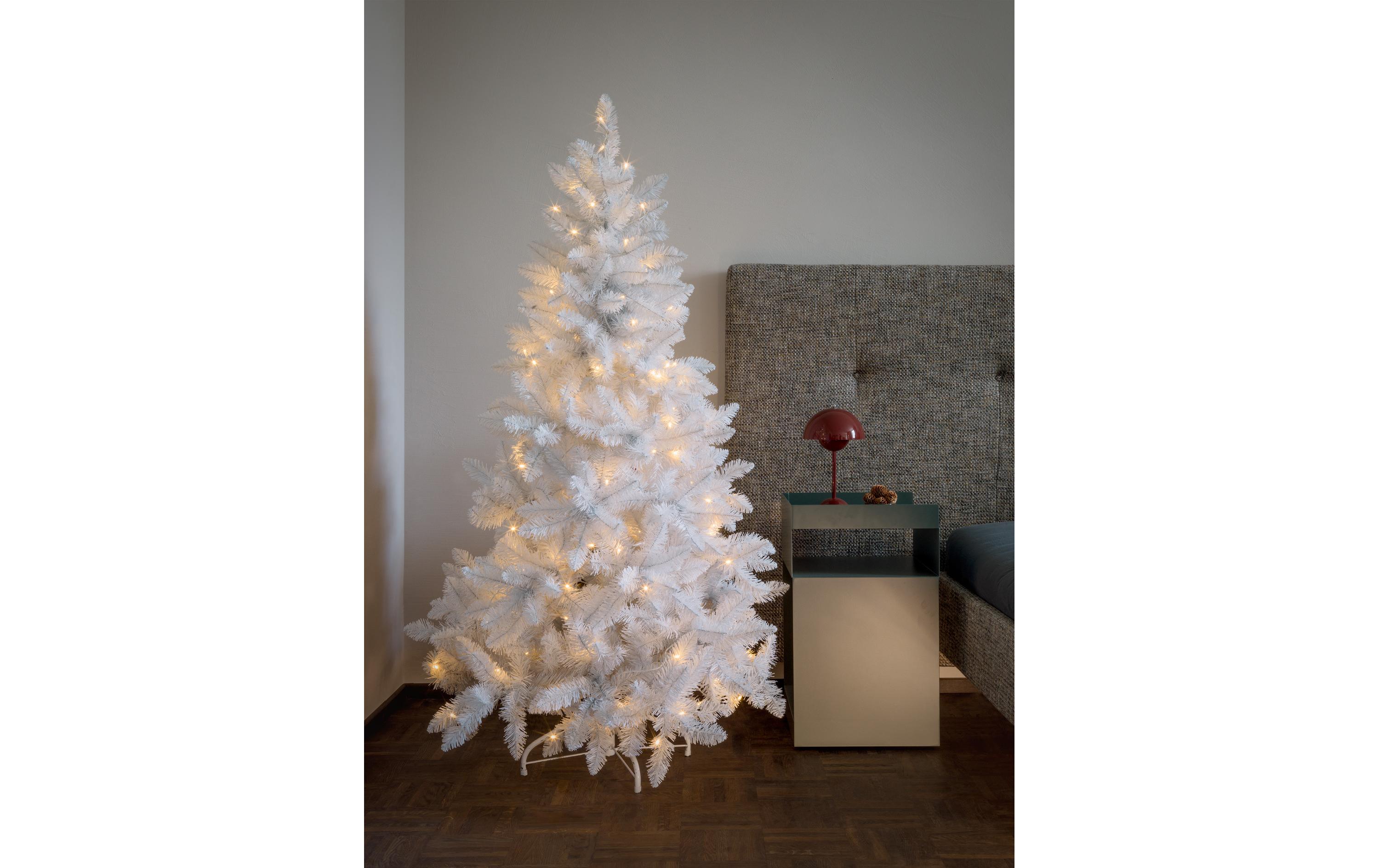 Weihnachtsbaum LED White Tree 220 300 LEDs, 220 cm, Weiss<br>LED-Weihnachtsbaum