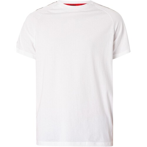 BOSS - Camiseta Deportiva Con Logo Lounge Blanco