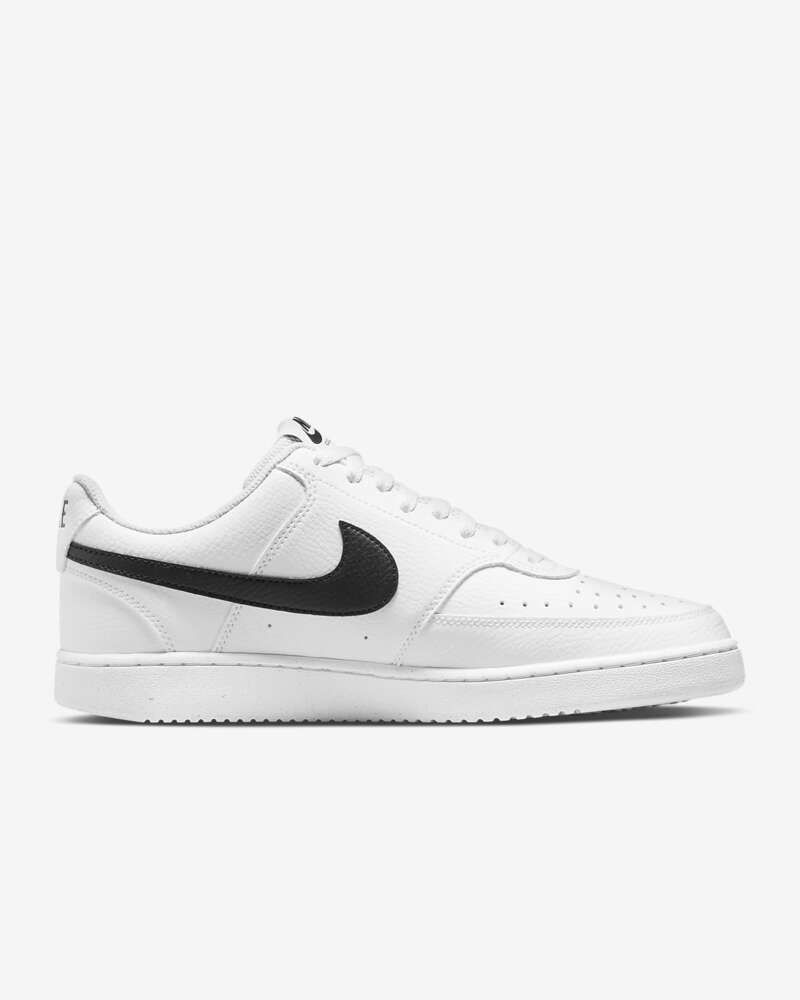 Chaussures Nike Court Vision Low Next Nature Blanc & Noir pour homme