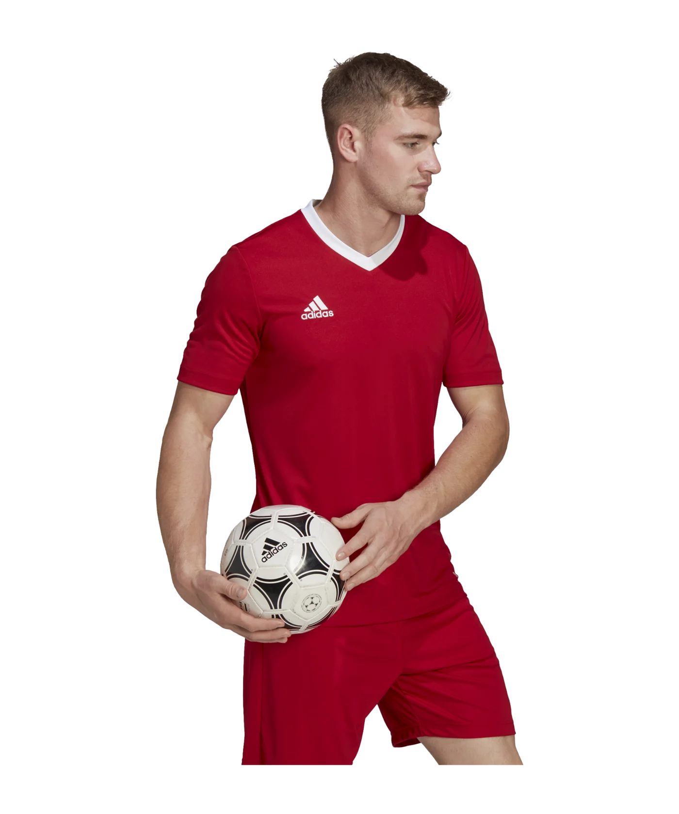 adidas Entrada 22 Trikot Rot Weiss