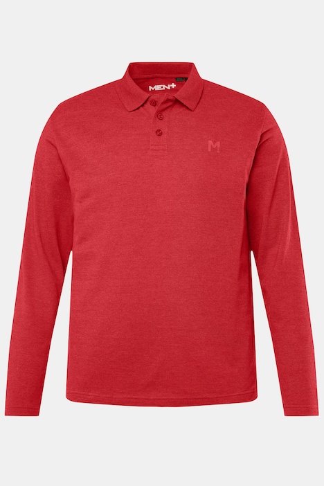 Men+ Poloshirt, Basic, Piqué, Langarm, bis 8 XL
