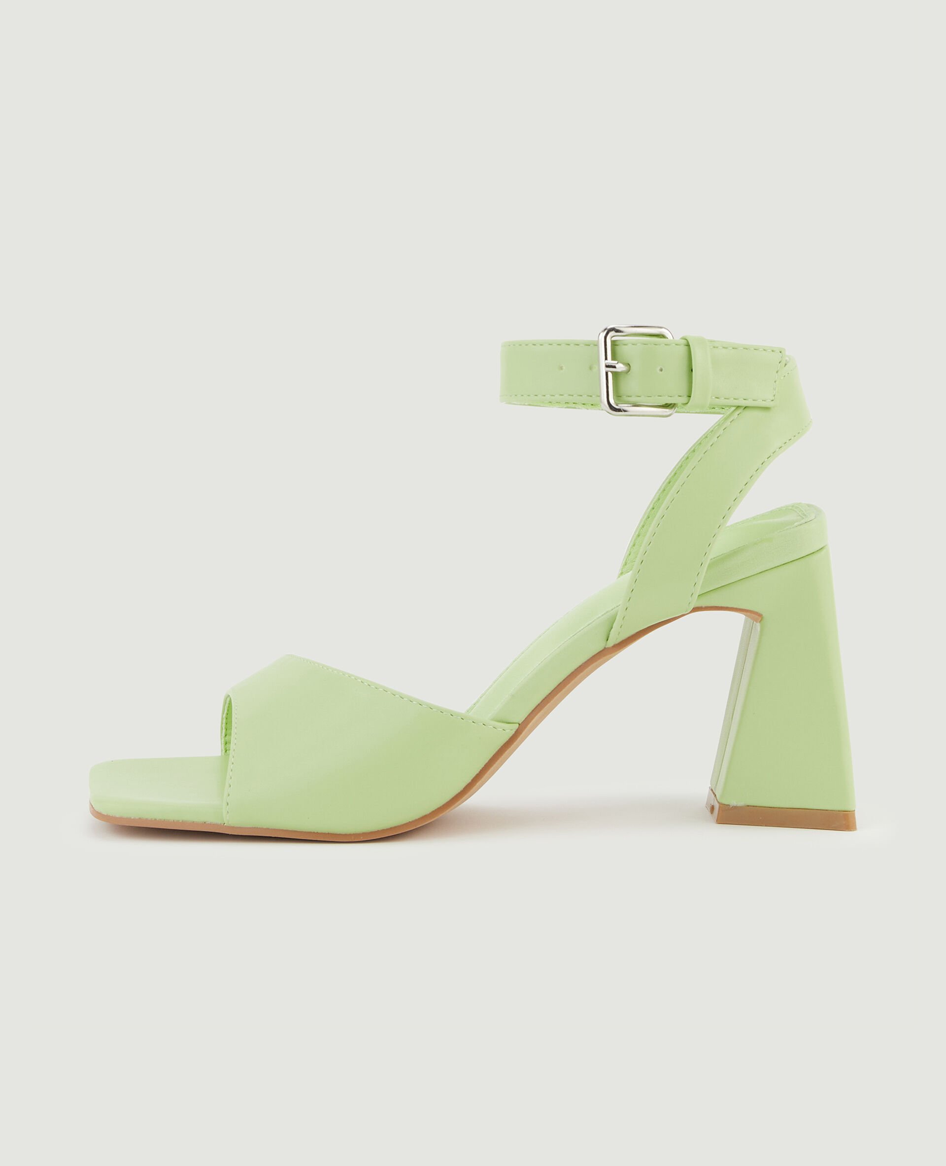 Sandales à talon - Vert anis