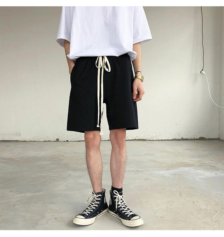 JUN.LEE - Shorts met trekkoord