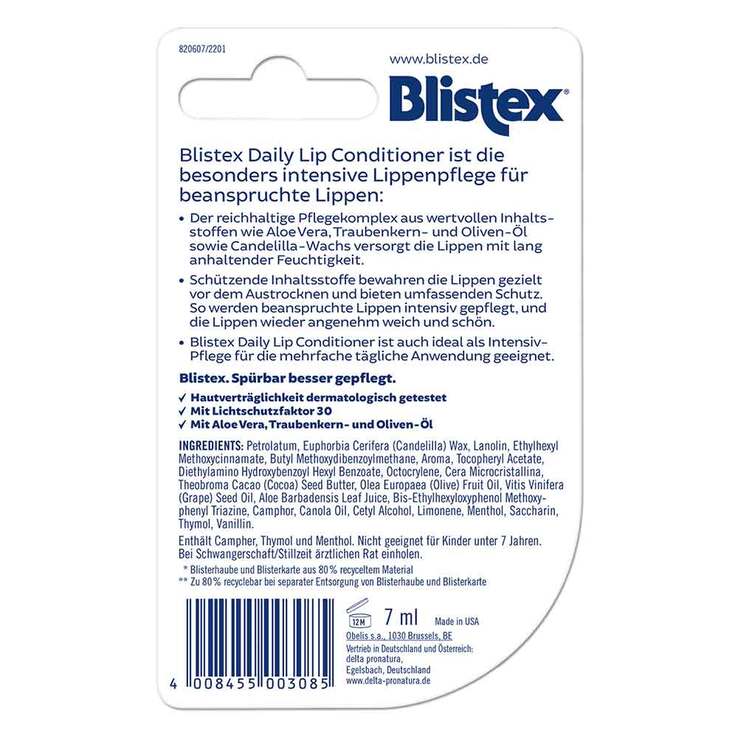 Blistex Lip Conditioner Salbe, 7 ml
