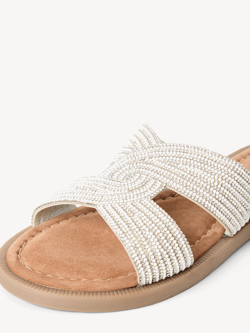 Leren Slipper - metallic