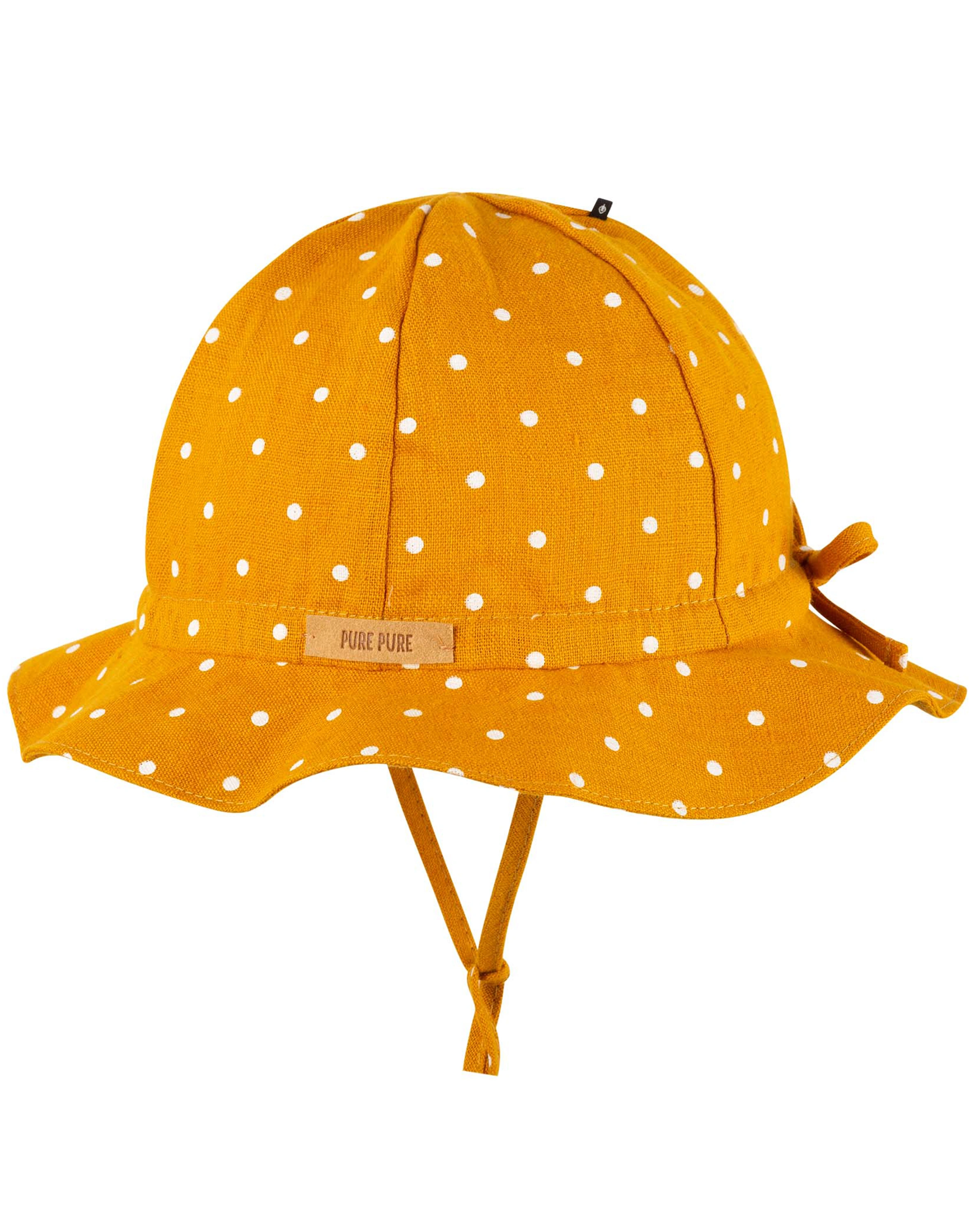 Sommerhut LEA DOTS in mango/white