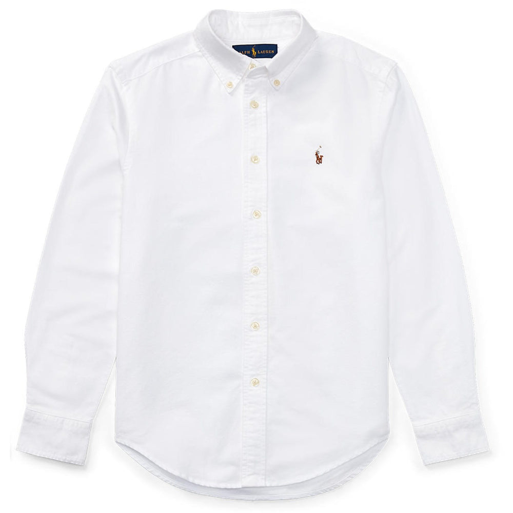 Køb Polo Ralph Lauren White Boy Sport Skjorte