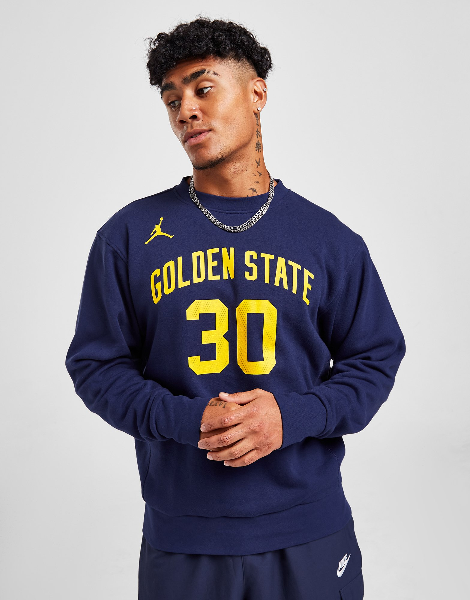 Jordan Sweatshirt NBA Golden State Warriors Curry #30 Homme