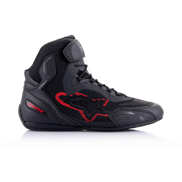 Alpinestars - Baskets Faster-3 Rideknit Noir / Gris Foncé / Rouge