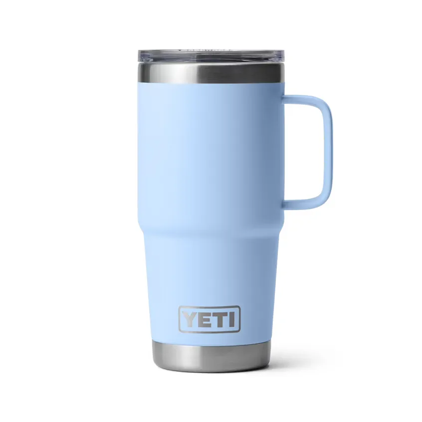 Yeti Rambler 20 Oz Travel Mug Big Sky Blue