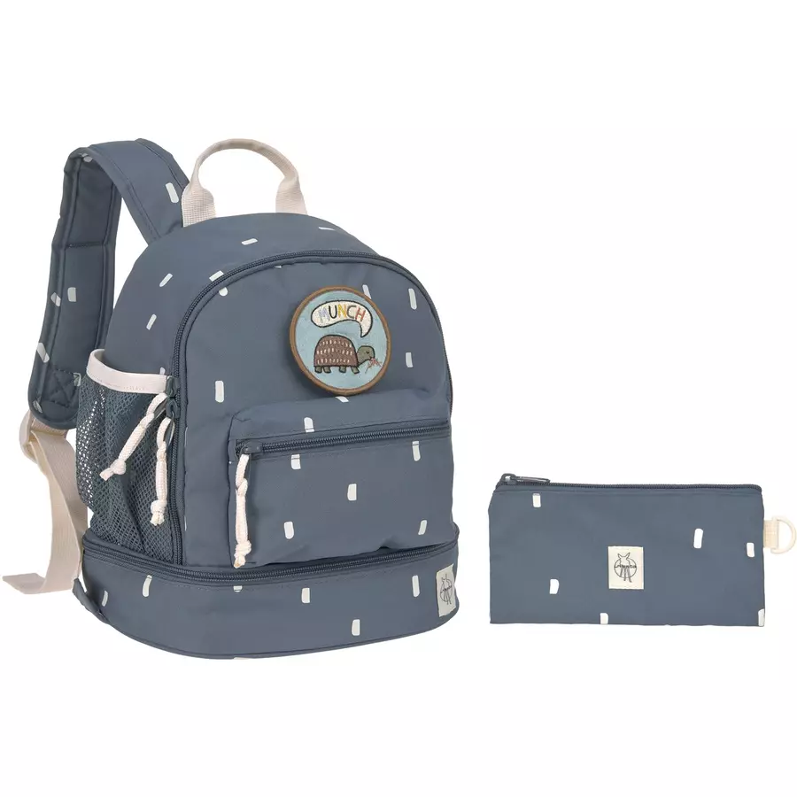 LÄSSIG Mini Backpack Happy Prints midnight blue