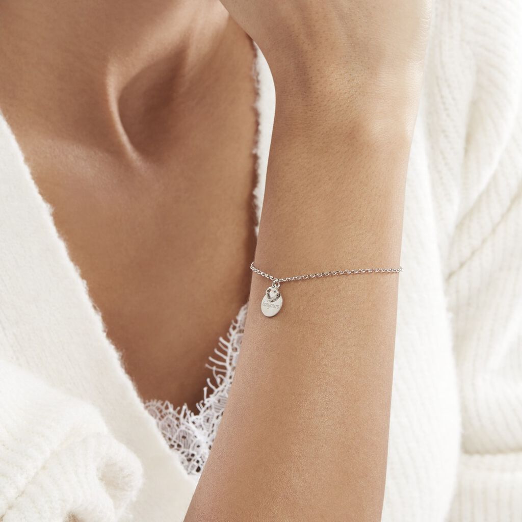Bracelet Argent Blanc Euthalia
