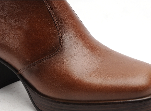 Dorking boots bottine talons femme d9157 al marron