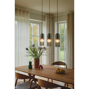 Nordlux hanglamp Miella gerookt glas 25W - E27