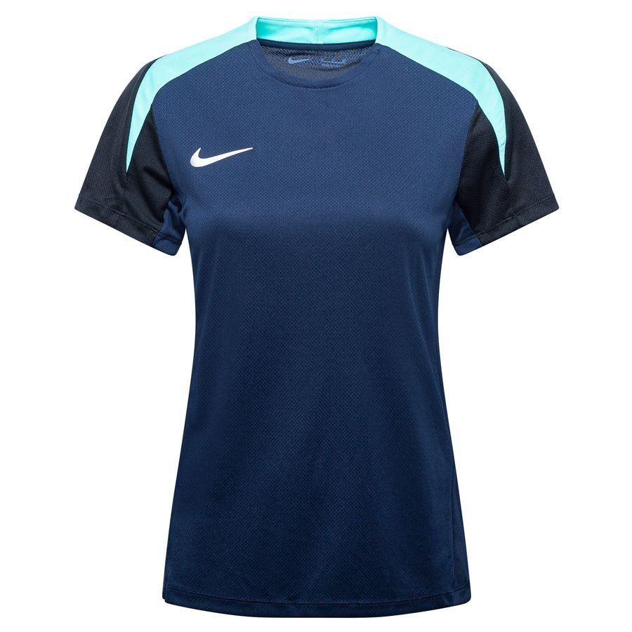 Nike T-shirt d'Entraînement Dri-FIT Strike 24 - Bleu Foncé/Turquoise/Blanc Femme