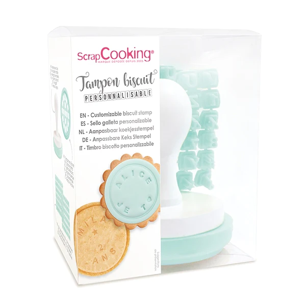 Tampon à messages pour biscuits Scrapcooking