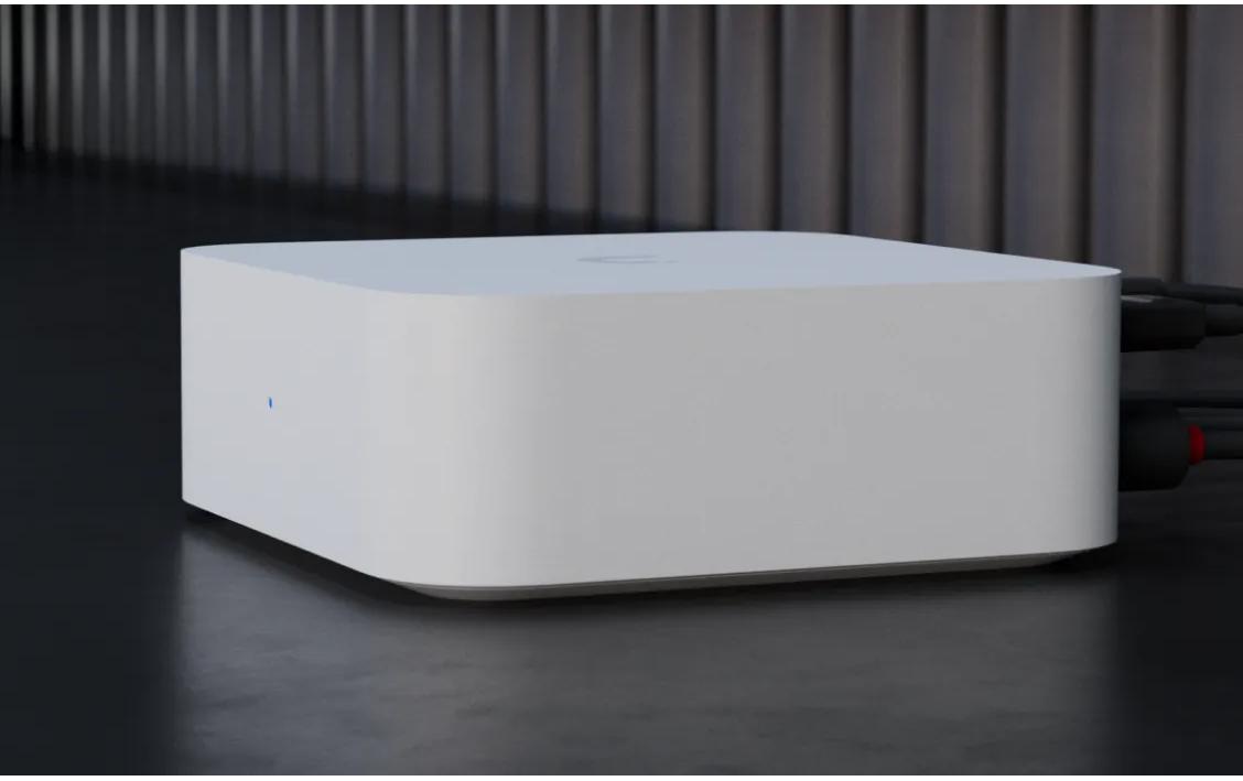 PoE Audio Port Weiss<br>Ein digitaler Audiostreamer mit ultrakompaktem, vielseitigem Design und einem intuitiven Steuerungssystem, das mehrere Musik-Streaming-Dienste und skalierbare Mehrzonen-Installationen unterstützt