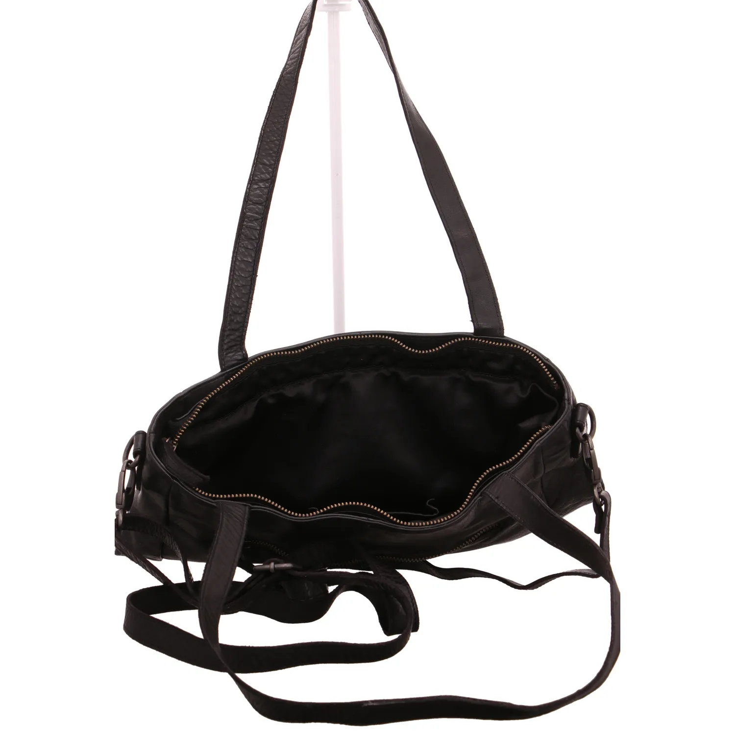 BEAR DESIGN Shopper Schwarz Leder