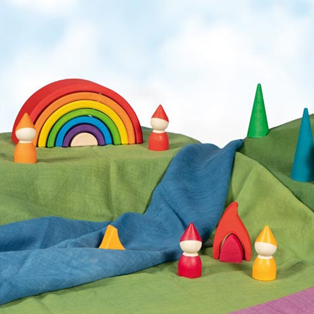 Goki stapeltoren regenboog
